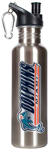 NFL Miami Dolphins Stainless Steel Water Bottle