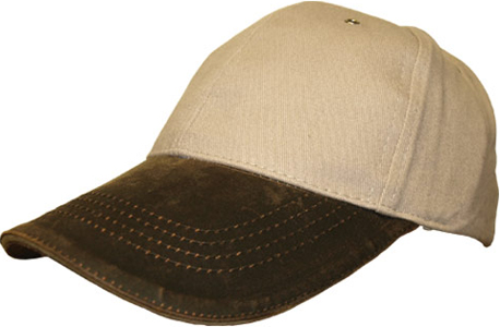 ROCKPOINT Khaki/Brown Sportsman Cap. Embroidery is available on this item.