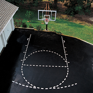 Porter Basketball Court Stencil Kit