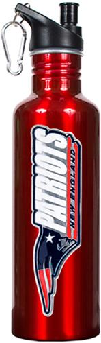 NFL Patriots Red Stainless Water Bottle