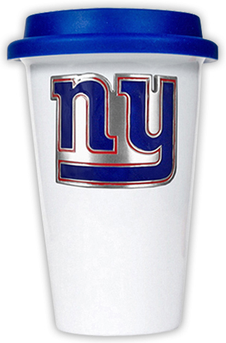 NFL New York Giants Ceramic Cup with Blue Lid
