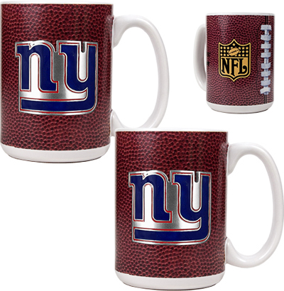 NFL New York Giants Gameball Mug (Set of 2)