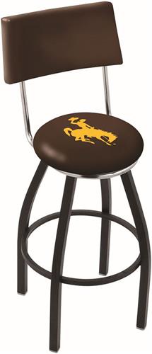 University of Wyoming Swivel Back Bar Stool. Free shipping.  Some exclusions apply.