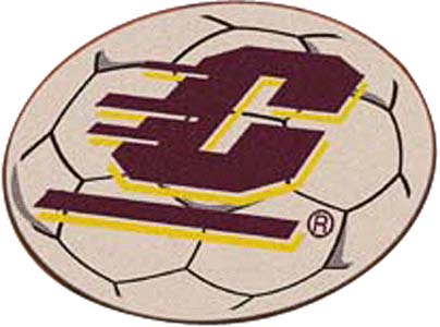 Fan Mats Central Michigan Univ Soccer Ball Mat