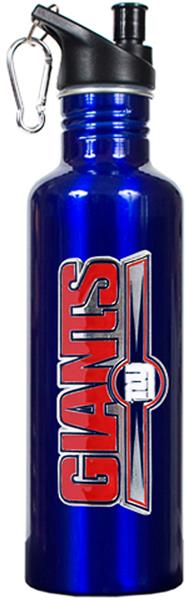NFL New York Giants Blue Stainless Water Bottle - Fan Gear