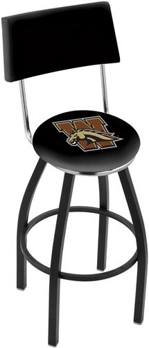 Western Michigan University Swivel Back Bar Stool. Free shipping.  Some exclusions apply.