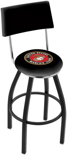 United States Marine Corps Swivel Back Bar Stool. Free shipping.  Some exclusions apply.