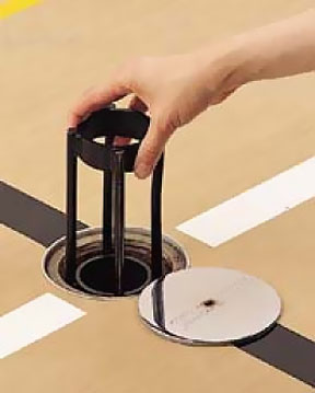 Porter Floor Sleeve Adapter - 3-1/2" - 2-3/8" Dia.