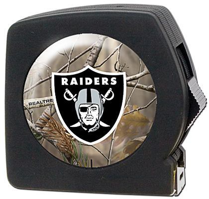 NFL Oakland Raiders 25' RealTree Tape Measure