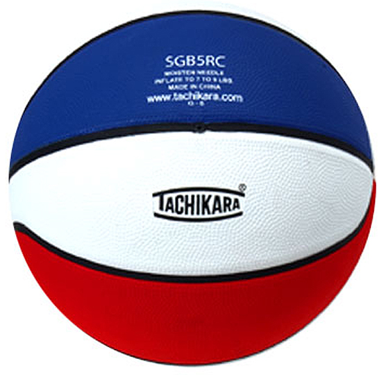 Tachikara Junior Tri-Color Rubber Basketball