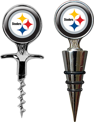 NFL Pittsburgh Steelers Cork Screw & Bottle Topper