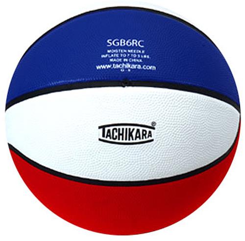 Tachikara Intermediate Tri-Color Rubber Basketball - Basketball ...