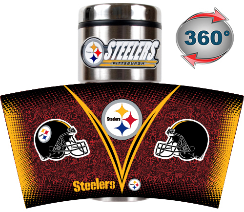 NFL Pittsburgh Steelers Tumbler (Logo & Team Name)