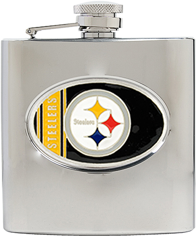 NFL Pittsburgh Steelers 6oz Stainless Steel Flask
