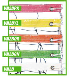 Champion Assorted Neon Color Volleyball Nets - Volleyball Equipment and Gear