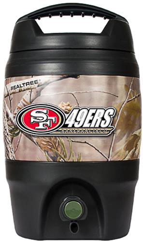 NFL San Francisco 49ers 1gal Realtree Tailgate Jug