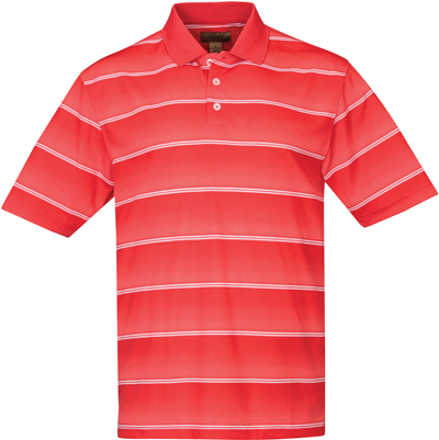 TRI MOUNTAIN Anderson Ultra Cool Wide Stripe Polo. Printing is available for this item.