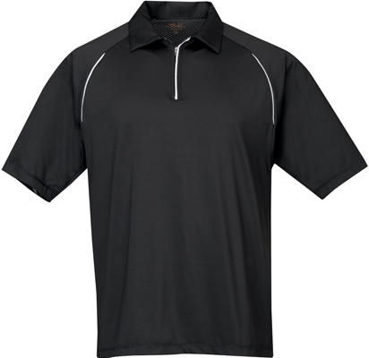TRI MOUNTAIN Huntington 1/4 Zip Stretch Fit Polo. Printing is available for this item.
