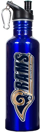 NFL St. Louis Rams Blue Stainless Water Bottle