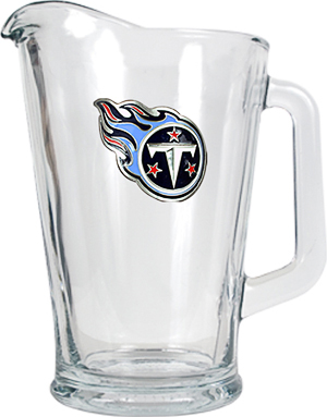 NFL Tennessee Titans 1/2 Gallon Glass Pitcher