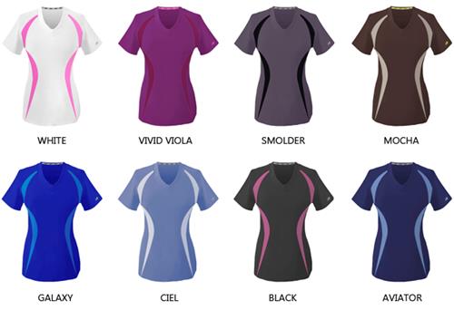 New Balance Healthcare Nexus Scrub Tops. Embroidery is available on this item.