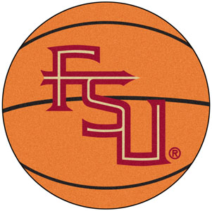 Fan Mats Florida State FSU Logo Basketball Mat