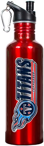 NFL Tennessee Titans Red Stainless Water Bottle