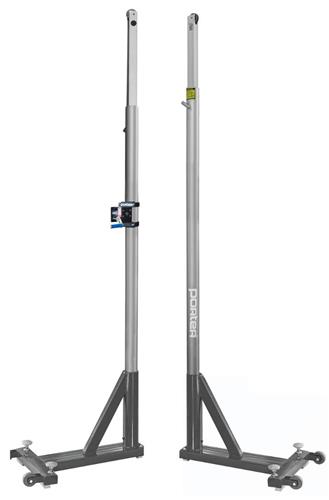 Porter Powr Line T-Base 3.5" End Volleyball Standards (PAIR) 1995. Free shipping.  Some exclusions apply.