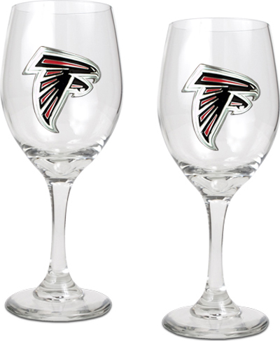 NFL Atlanta Falcons 2 Piece Wine Glass Set