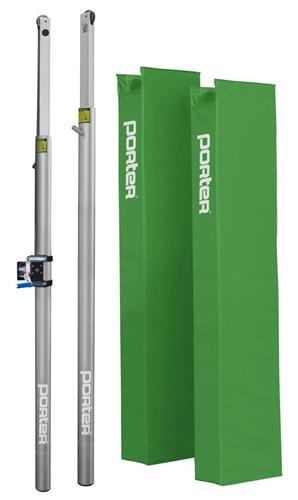 Porter Powr Line 3" End Standards w/ Padding Volleyball (PAIR). Free shipping.  Some exclusions apply.