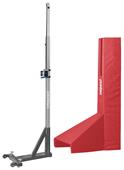 Porter Powr Line 3.5" T-Base Telescoping Center Volleyball Standard With Pad (EACH)