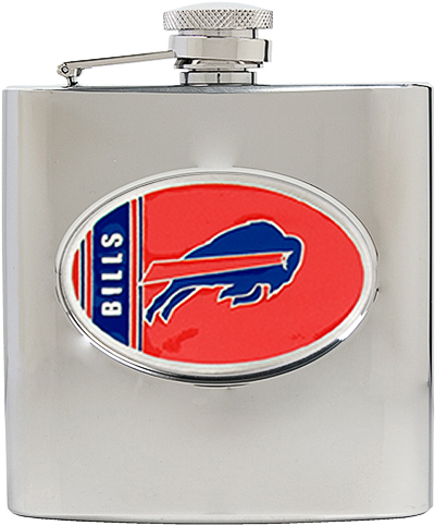 NFL Buffalo Bills 6oz Stainless Steel Flask
