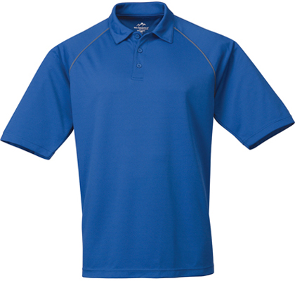 TRI MOUNTAIN Dauntless Ultra Cool Polo w/Piping. Printing is available for this item.