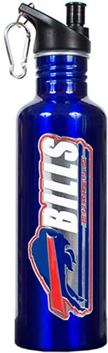 NFL Buffalo Bills Blue Stainless Water Bottle