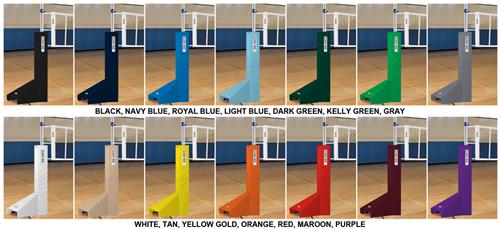 Powr-Rib II Portable Volleyball End Standards With Padding. Free shipping.  Some exclusions apply.
