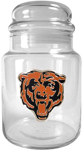 NFL Chicago Bears Glass Candy Jar
