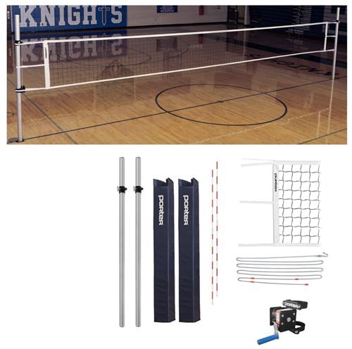 Porter Powr Rib II Competition PLUS Volleyball Package 3.5" Diameter. Free shipping.  Some exclusions apply.