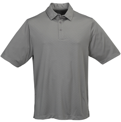TRI MOUNTAIN Spades Diamond Pattern Polo. Printing is available for this item.