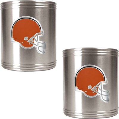 NFL Cleveland Browns Stainless Steel Can Holders