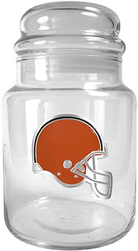 NFL Cleveland Browns Glass Candy Jar