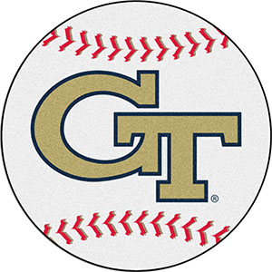 Fan Mats Georgia Tech Baseball Mat