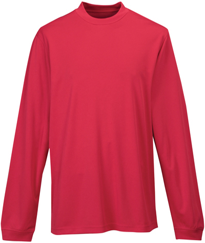 TRI MOUNTAIN Heron Polyester Mesh Mock Turtleneck. Printing is available for this item.