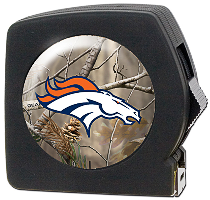 NFL Denver Broncos 25' RealTree Tape Measure