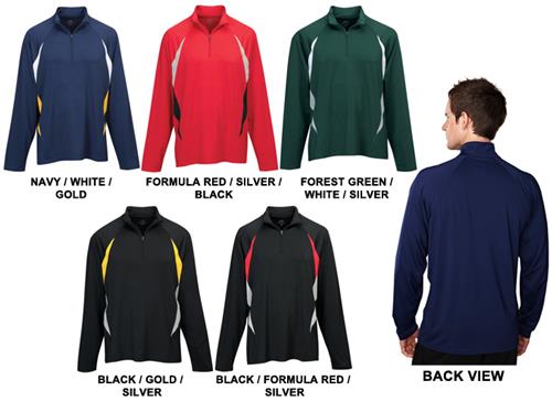 TRI MOUNTAIN Condor Quarter Zip Pullover Shirt. Printing is available for this item.