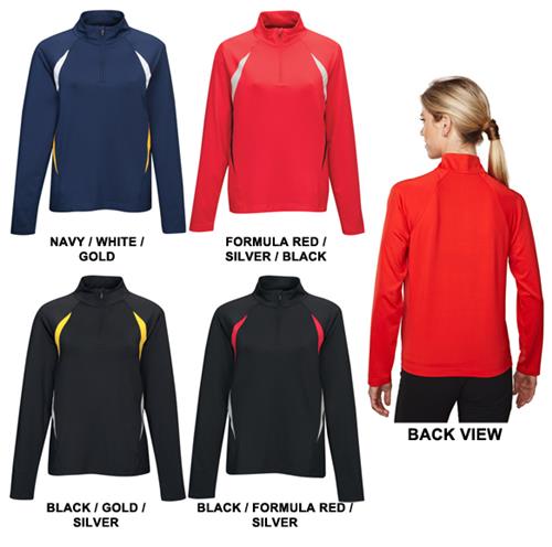 TRI MOUNTAIN Lady Condor Quarter Zip Pullover. Printing is available for this item.