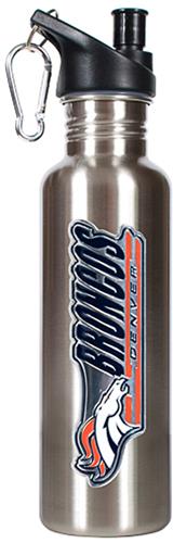 NFL Denver Broncos Stainless Steel Water Bottle