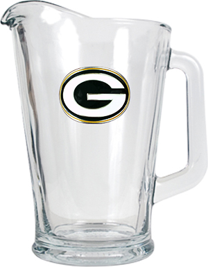 NFL Green Bay Packers 1/2 Gallon Glass Pitcher