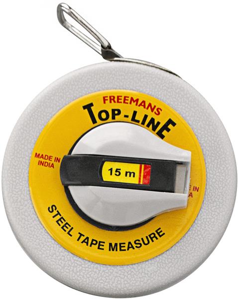 Gill Athletics Steel Measuring Tapes White 100' (30m) Closed Reel