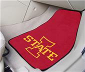 Fan Mats Iowa State Univ Carpet Car Mats (set)