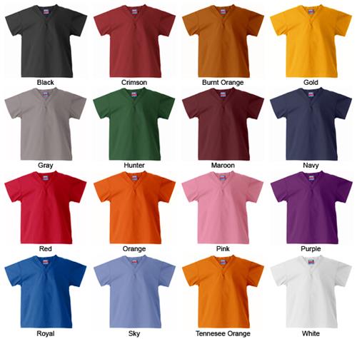 Gelscrubs Kid's Classic Scrub Tops - 15 Colors. Embroidery is available on this item.